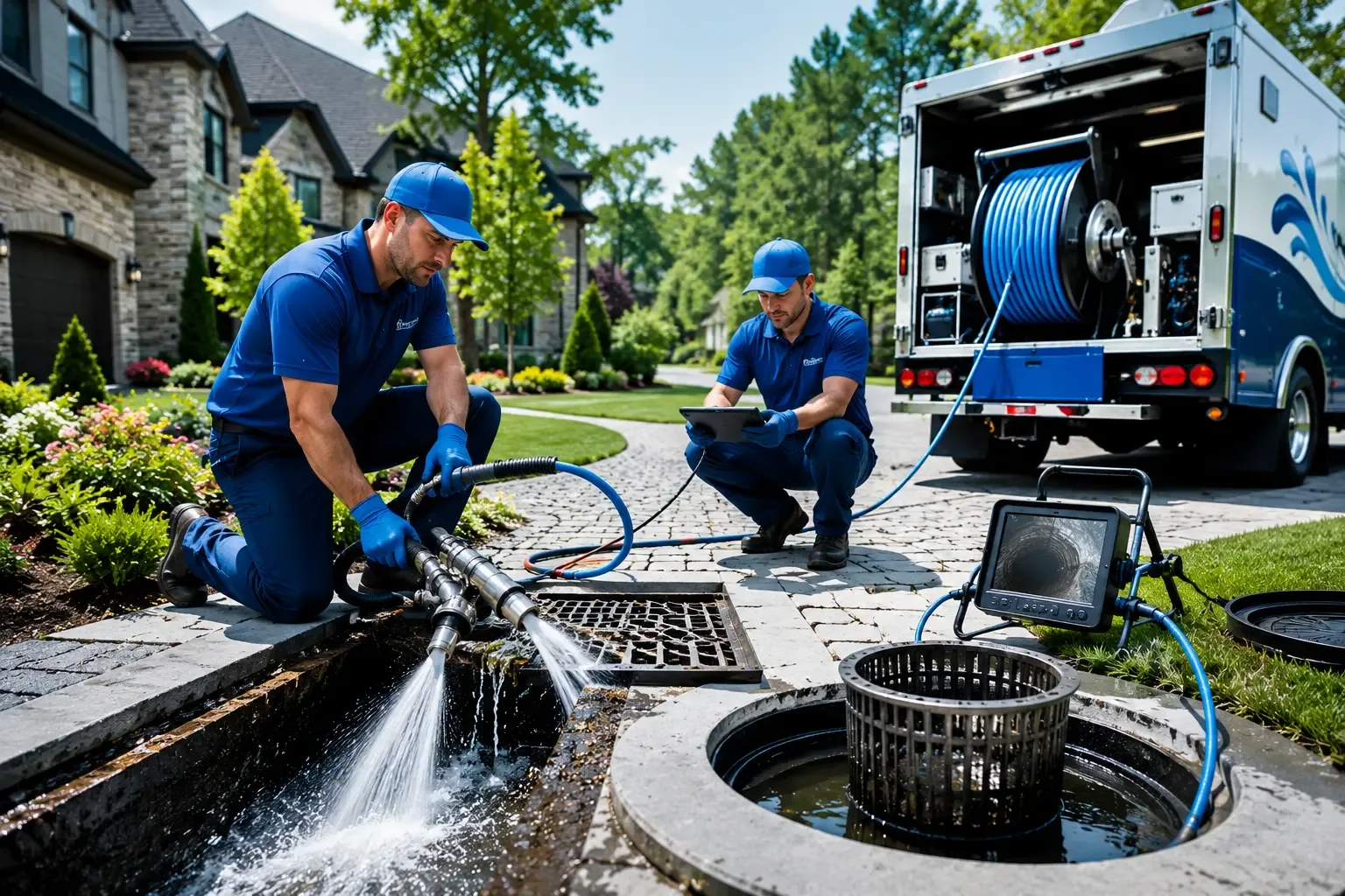 Local outdoor drain cleaning professionals in Hills, IA