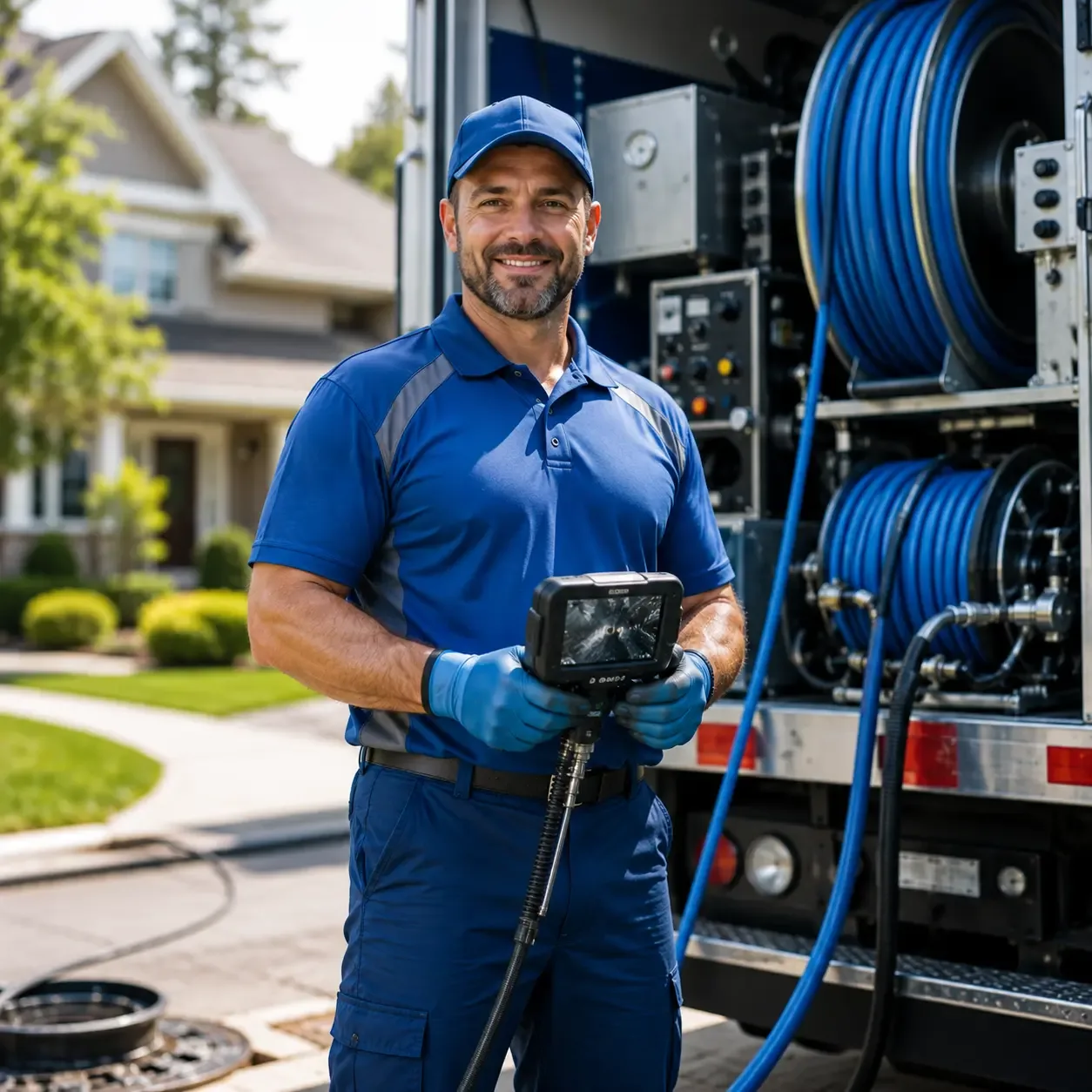 Local outdoor drain cleaning specialists in Hills, IA